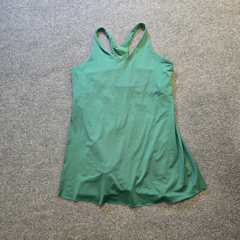 Athleta Dress Womens XL Green Skort Racerback A Line Tennis Stretch Performance